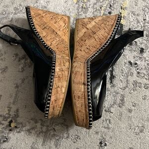 Stuart Weitzman size 7.5 wedge shoes
